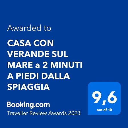 Casa Con Verande Sul Mare A 2 Minuti A Piedi Dalla Spiaggia 쿠스토나치 외부 사진